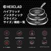 HexClad Hybrid Nonstick Frying Pan (20cm) with Nonstick Coating, Induction, Oven, and Dishwasher Safe (Manufacturer Direct Warranty) [HexClad] Tempere