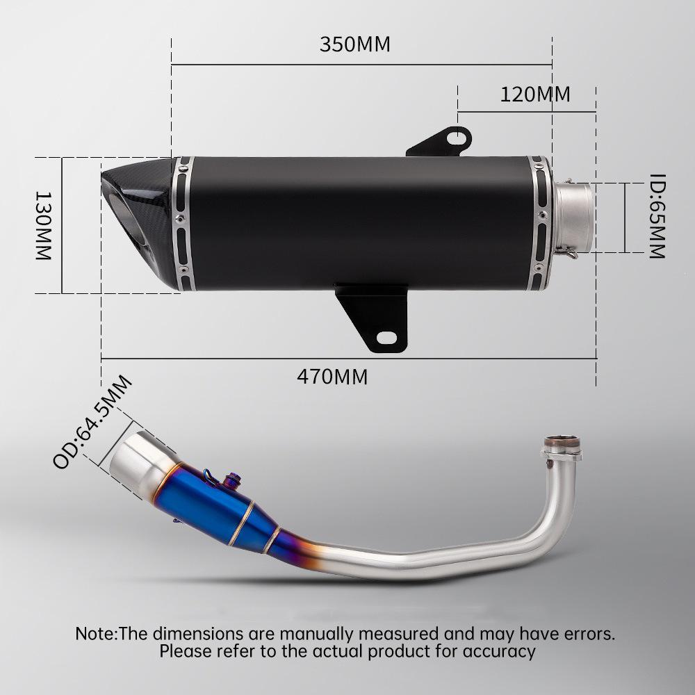 Modified Exhaust Tail Pipe for ADV350/Forza350/NSS350 (2021-24)