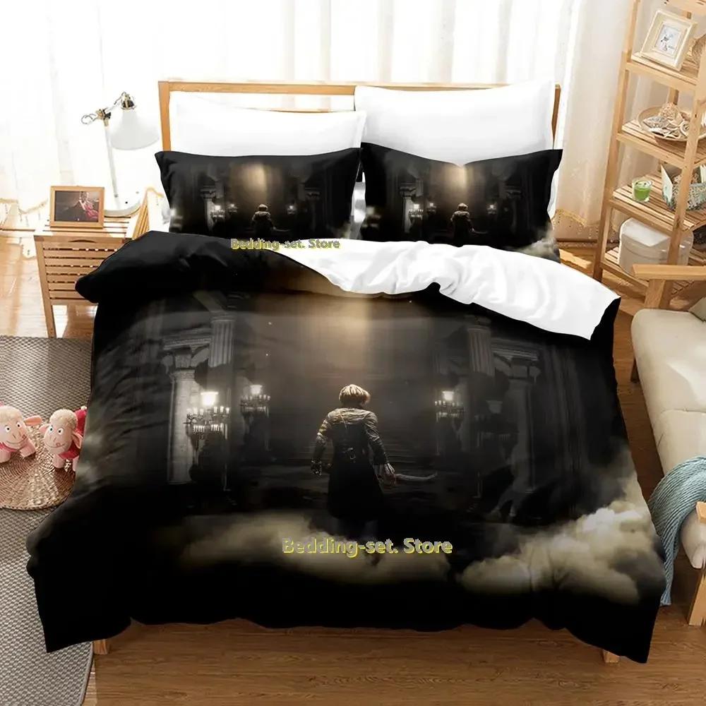 Fashion Anime Game Lies Of P Bedding Set Single Twin Full Queen King Size Bed Set Adult Kid Bedroom Duvetcover Bed Sheet