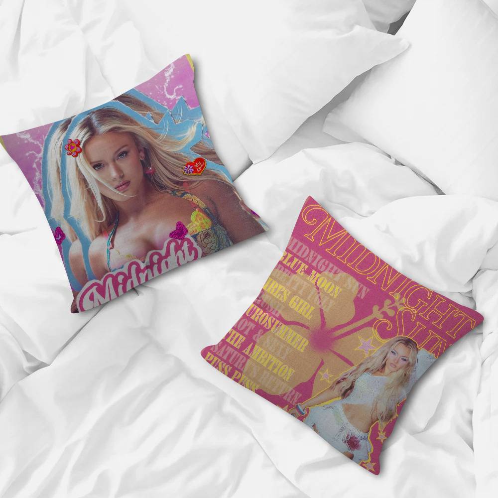 Singer Zara Larsson Midnight Sun Pillow Gift Home Office Decoration Pillow Bedroom Sofa Car Cushion CoverPillow Case