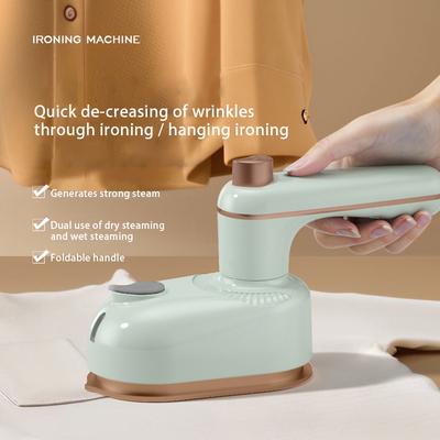 Mini Rotierendes Elektrisches Reisebügeleisen Duale Dampf- und Trockenanwendung Tragbar Wasserspray Schonend zu Kleidung Schnelles Aufheizen Kleidungsstückpflege-Werkzeug