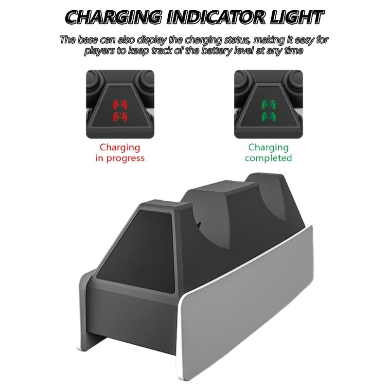 Multiple Device Gaming Accessory Charging Hubs with Two Slots for Controllers