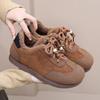 Boots Children Winter Soft Bottom Anti Slip Warm Flat Shoes with Velvet Versatile Women's Shoes