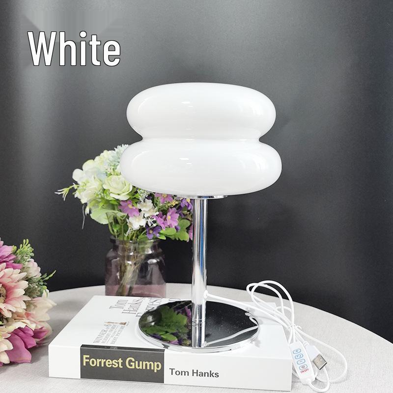 Nordic Bauhaus Vintage Bedside Lamp - Modern Creative Design for Bedroom Decor