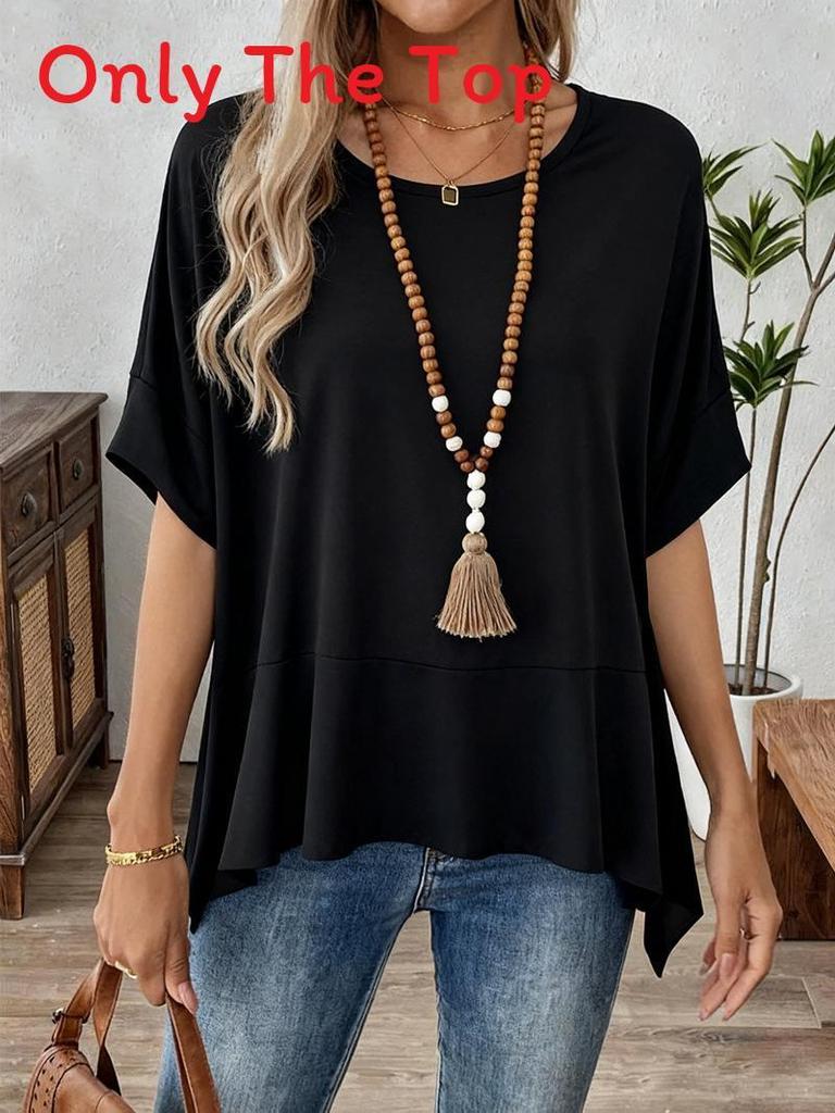 Street Style T Shirt For Women With Pastiche Fabric And Casual Fit For Daily Wear