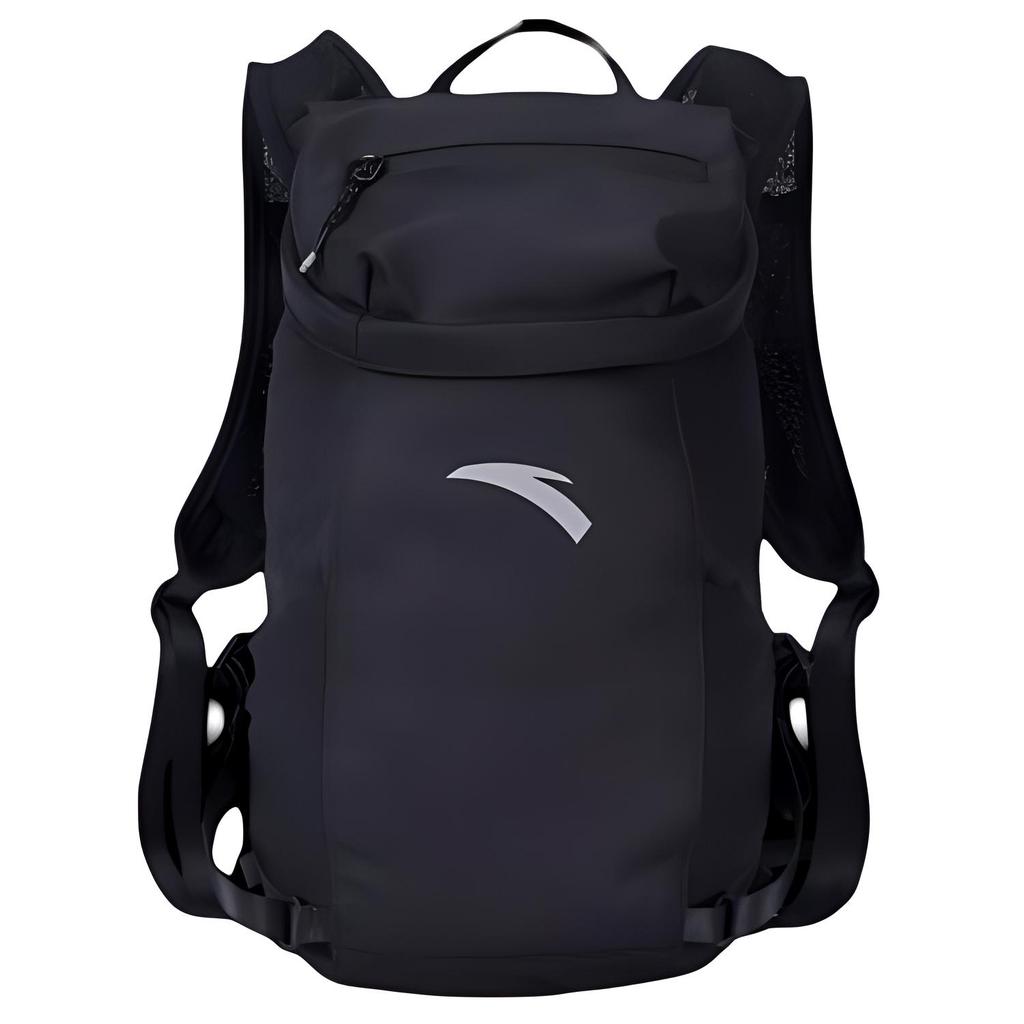 New Anta Running Collection Fabric Backpack Regular Unisex Basic Black 192435152-1