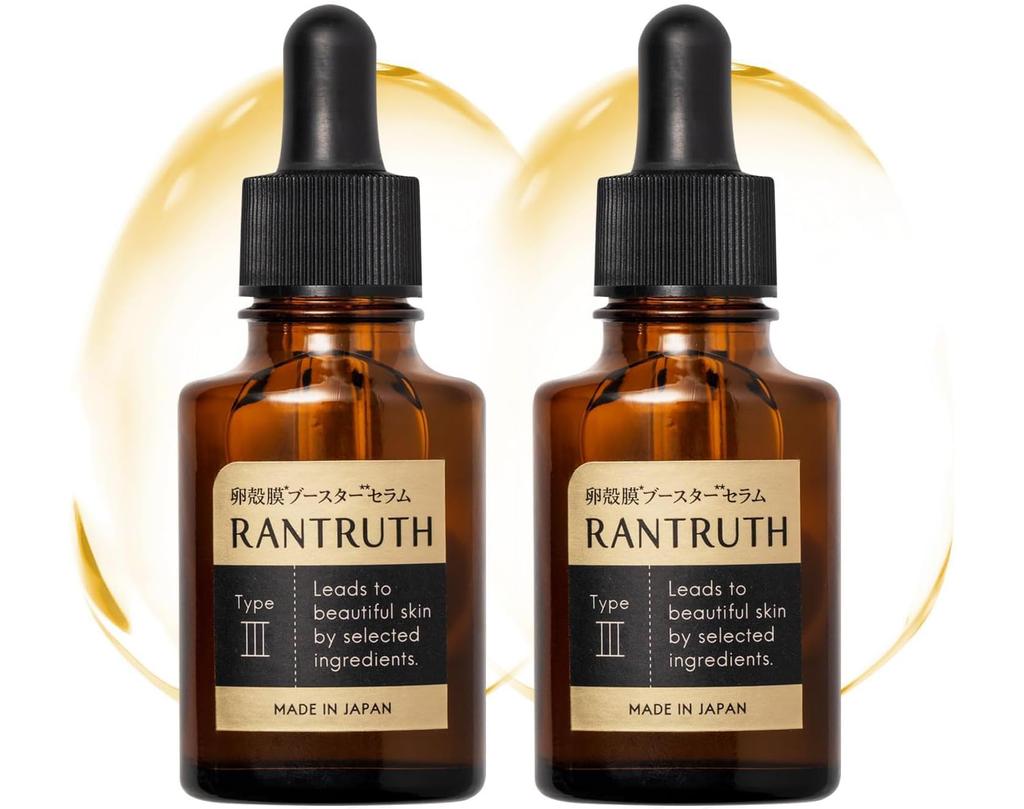 Vione Arcs Lantruth Eggshell Membrane Booster Serum with Hyaluronic and 20ml x 2 Bottles Acid, Elastin, Ceramides,