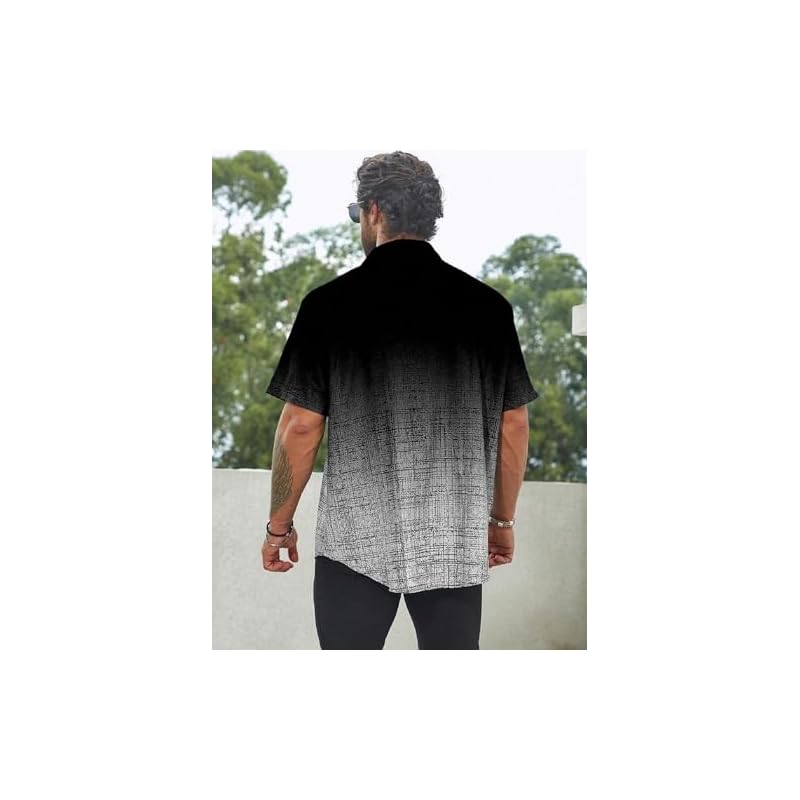 Lymio Shirt For Men Regular Fit Shirt For Men (ResortBGL) BlackGrey