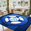 Sheffield Wednesday Design Crystal Velvet Rug Soft Decorative Mat for Bedroom Entrance