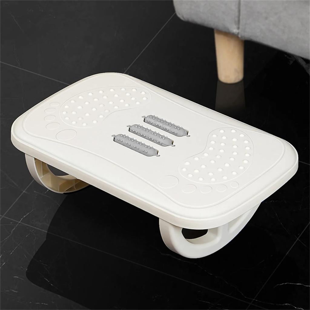 Rocking Footrest for Under Desk Ergonomic Desk Leg Rest Rocker Balance Board Comfortable Foot Stool for Desk Home Office