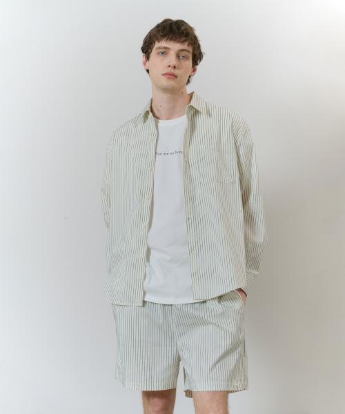 

[Atempo] Полосатый пижамный комплект [Отправка из Кореи] 100% Оригинал One Size