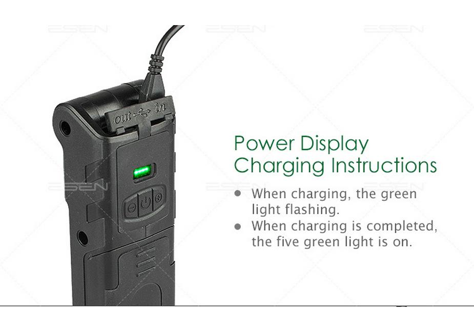 USB Rechargeable Folding LED Work Light - Rotating COB Flashlight for Car Repair and Inspection