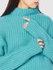 Nachhaltiger Strick-Rollkragenpullover Oversized Lockerer Schnitt A048720KCAC XS Blau 8DZ [Diesel] Damen
