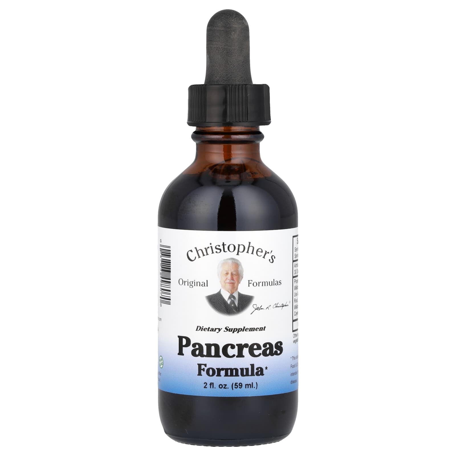 

Christopher S Original Formulas, Pancreatic Support Ingredients, 2 Fl Oz (59 Ml)