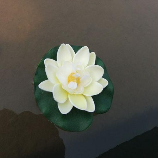 Artificial Water Lily Lotus Leaf Decor for Pools and Buddhist Offerings