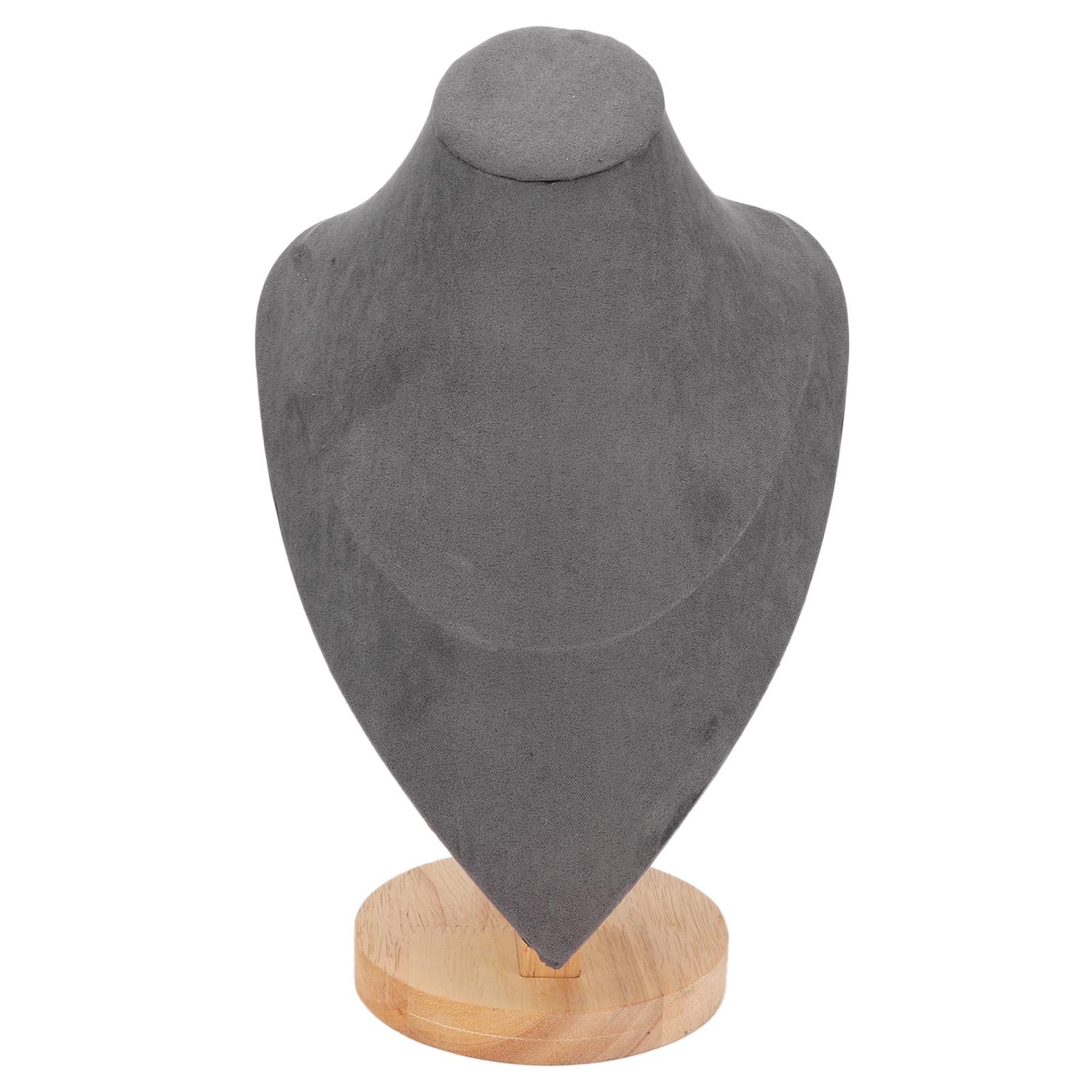 

Держатель для ожерелья, многоцелевой, элегантный, деревянный, подставка для ювелирных изделий, для домашнего ювелирного магазина, торговля серый