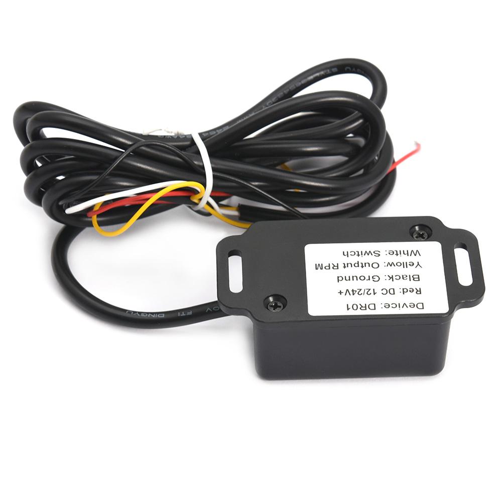 AD Tachometer Sensor Adapter RPM Signal Adapter Tacho Meter for Car Boat Engines 4 Pulse per Round 12V Available Waterproof DR01