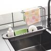 Kitchen Telescopic Sink Multifunctional Rack Storage For Dishwashing And Cleaning Supplies