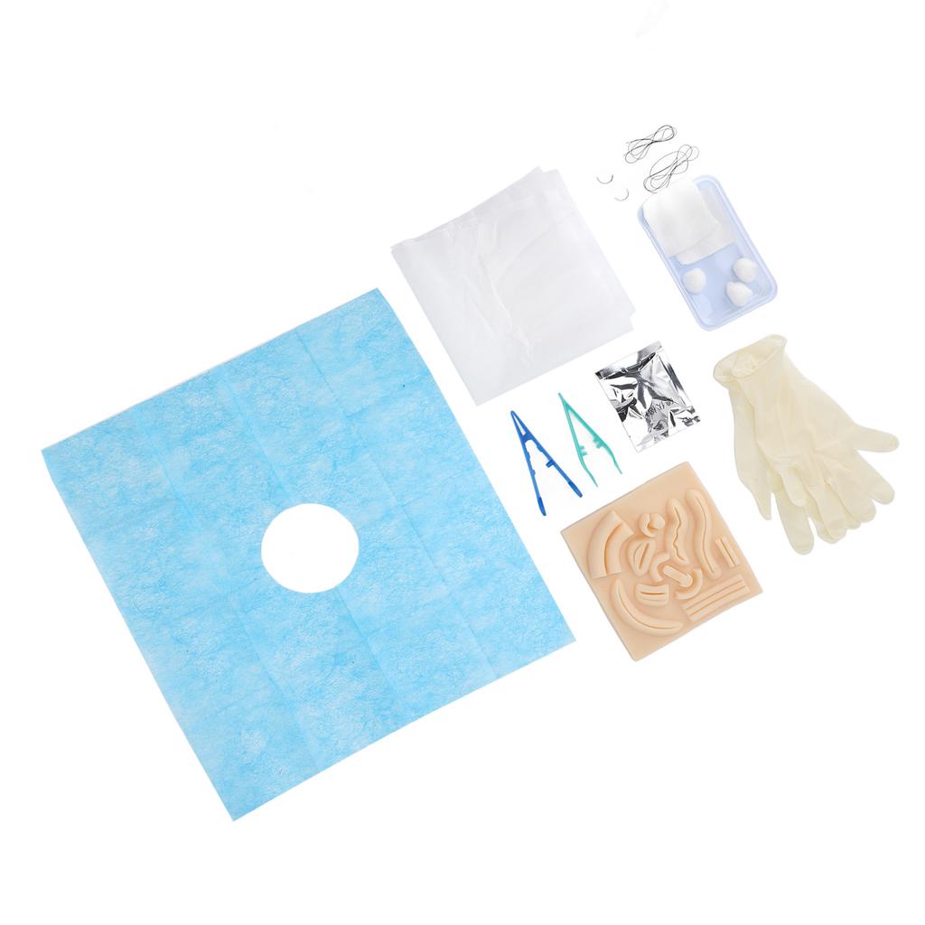 Laparoscopic Suture Simulation Pad with 3D Wounds Surgery Skill Training Reusable Laparoscopic Sutur