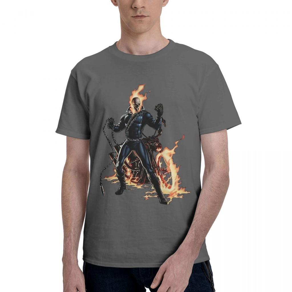 Alliance Streetwear Ghost Rider 100 Cotton Casual Breathable Confortable Tops Football Shirts 2025 T Shirt Men