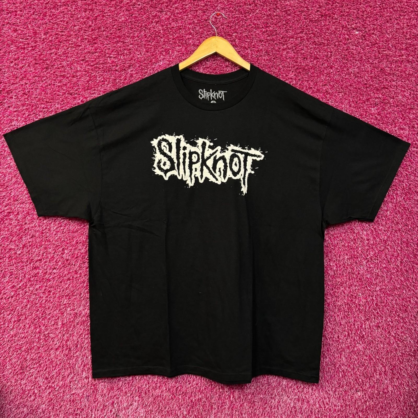 Slipknot Logo Graphic Design Heavy Metal Band T-Shirt XXXL L