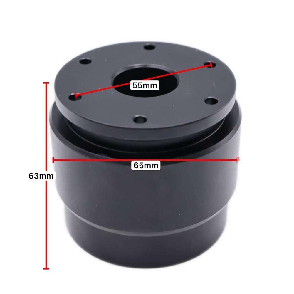 

Steering Wheel Adapter 55mm Quick Release for MOZA TURN Direct Drive Simulator Aluminum Alloy 6 Hole Lightweight 435g China Mainland