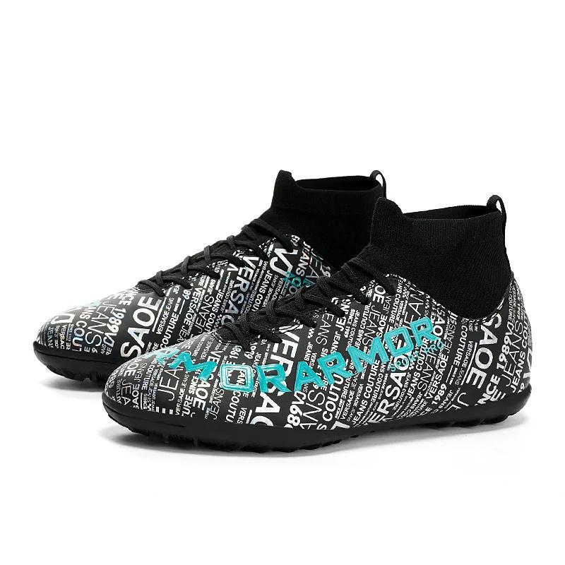 

Мужские футбольные бутсы Детские футбольные ботильоны Детские футбольные тренировочные кроссовки Уличные футбольные шипы Размер 31-48 46