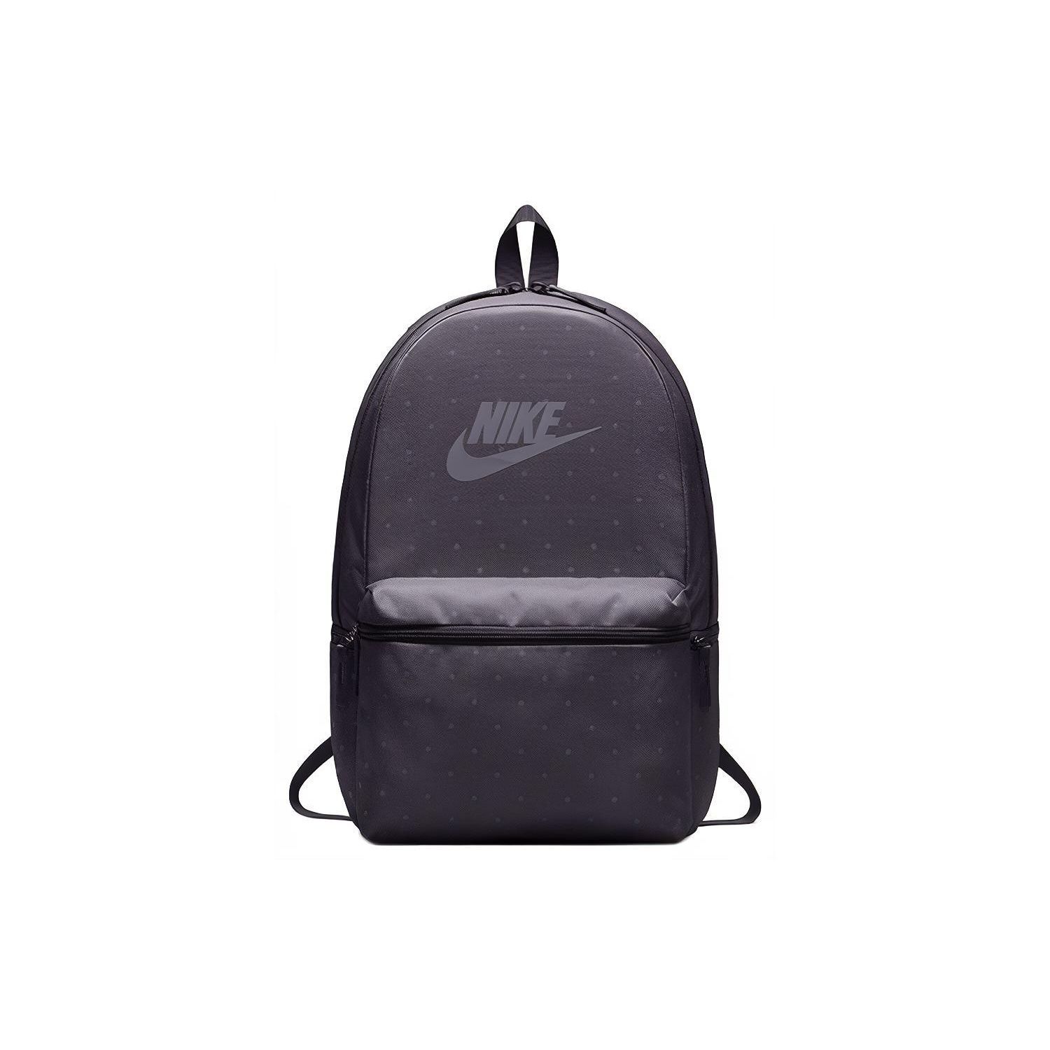 Nike Sports Fashion Casual Zipper Backpack Unisex Backpacks Gray BA5761-445 Gray