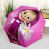 1pc Masha Automatic Folding Umbrella, Portable Collapsible Design, Casual Outdoor Accessory L1127070