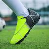Boys And Girl's Soccer Shoes Men Cleats Comfortable Breathable Non Slip Outdoor Match Training Sport Football Boots Long Spikes