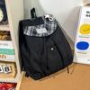 Schoolbag New Popular Stars Small Fresh Versatile Casual Canvas Bucket Bag Student Class Commuter Shoulder Bag Backpack