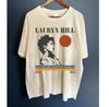 Camiseta Unisex de Manga Corta Estilo Clásico Lauryn Hill Nacida en 1975 Reimpresa