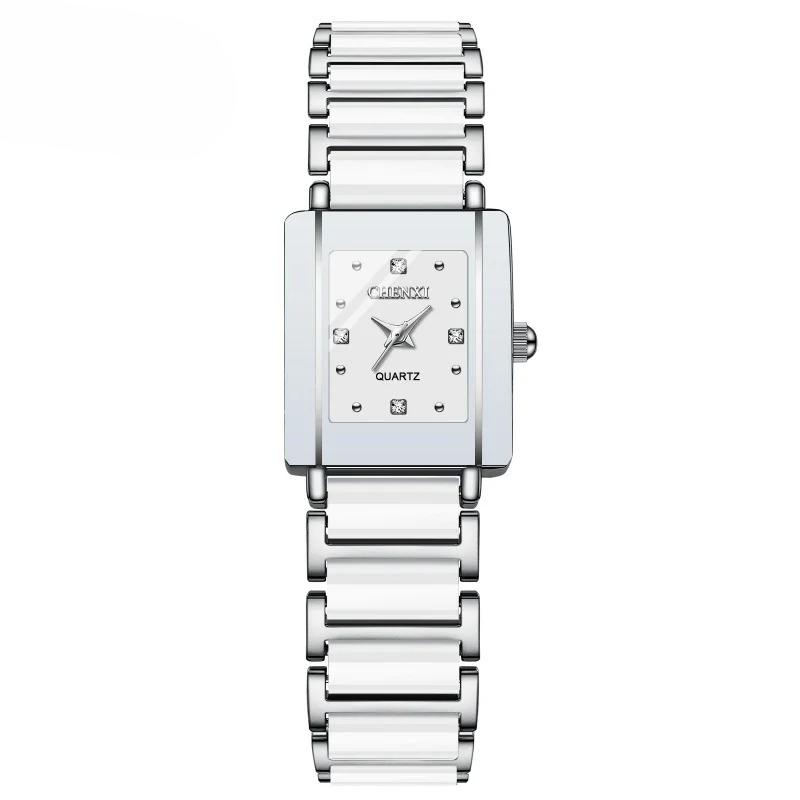 Men Quartz Watch Elegant Square Dial Waterproof Simple Lady Wristwatch Fashion relógio Couple Watches parejas