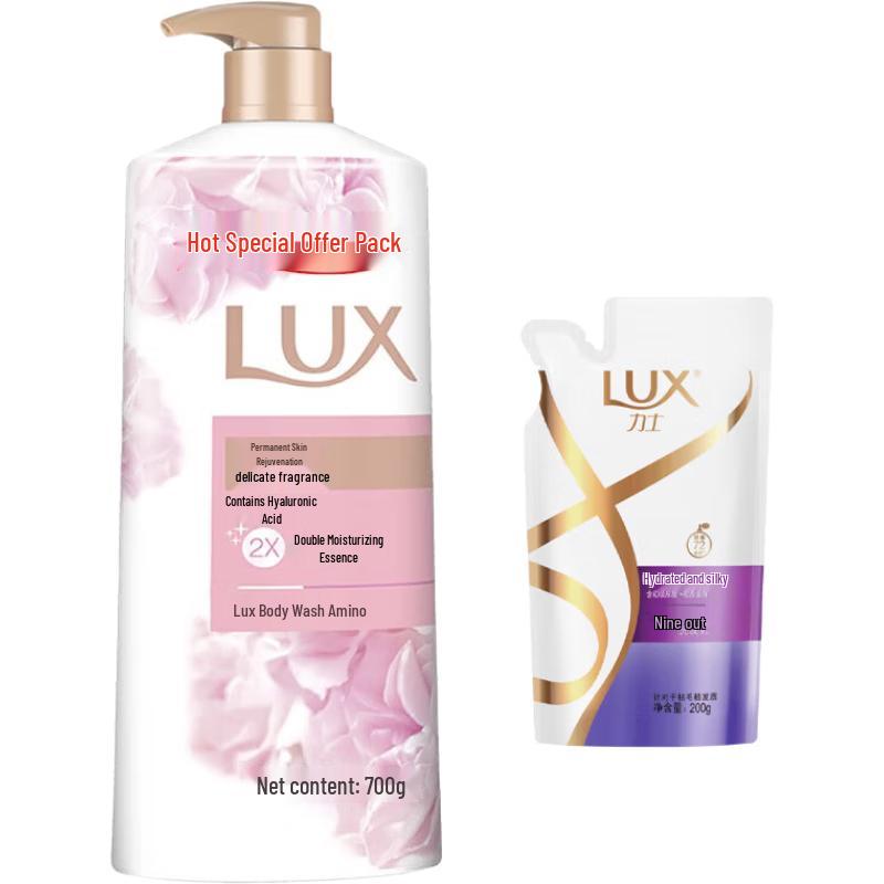 LUX Fragrant & Soft Skin Body Wash & Shampoo Set
