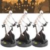 Animated Skeleton Riding Bike Resin Funny Animatronic Skeleton Decorative Novelty Skeleton Halloween Decor Party Favors