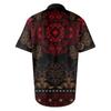 Retro Bohemian Print - Men's Casual Short Sleeved Shirt