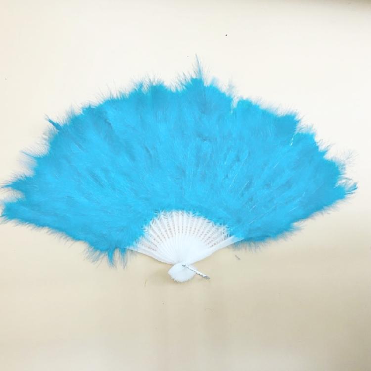 Folding Feather Fan Handheld Fairy Fan Children Adult Costume Wedding