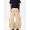 2026 Embroidered Denim Pants Loose Fit High Street Style Wide Leg Jeans Teens