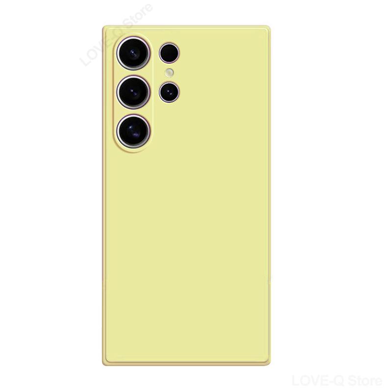For S24 S23 Ultra Case Upgraded Liquid Silicone Case For Samsung Galaxy S24 S23 S22 Ultra Plus S24Ultra Cases Soft Cover