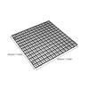 8pcs 30x30cm Aquarium Bottom Filter Mesh Partition Dividers Grid Filter Plate Fish Tank Bottom Isolation Board, 0.39 Inch Hole