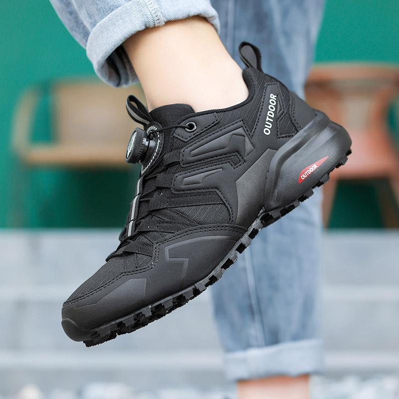 Men Outdoor Hiking Shoes Comfortable Trekking Shoes Sneakers Outdoor Breathable Cycling Shoes