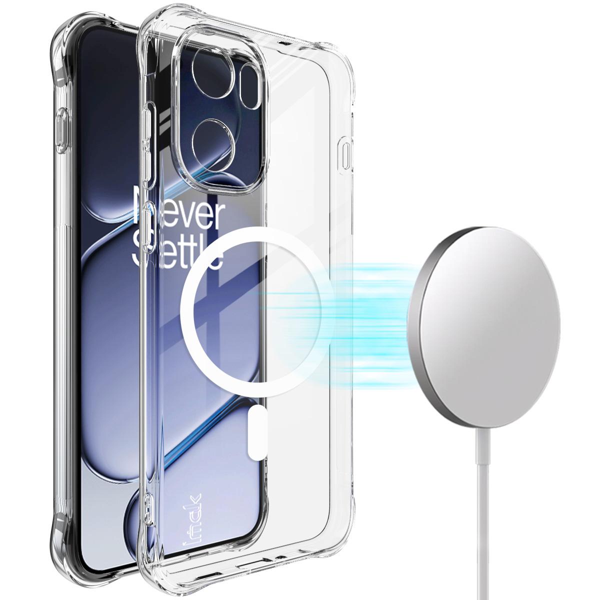 

For OnePlus ACE 6 6T 15R 5G Phone Case IMAK Shock-resistant Soft Magnetic Case OnePlus ACE6 5G белый