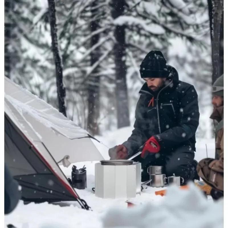 Outdoor 10Plates Foldable Wind Shield Camping Stoves Windshield Foldable Gas Cookers Wind Deflectors Stove Windproof Screen Tool