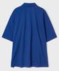 Sekeonmonollogeu Cotton Oversized Short Sleeve Collared T-Shirt [Blue]_Sets048Blue