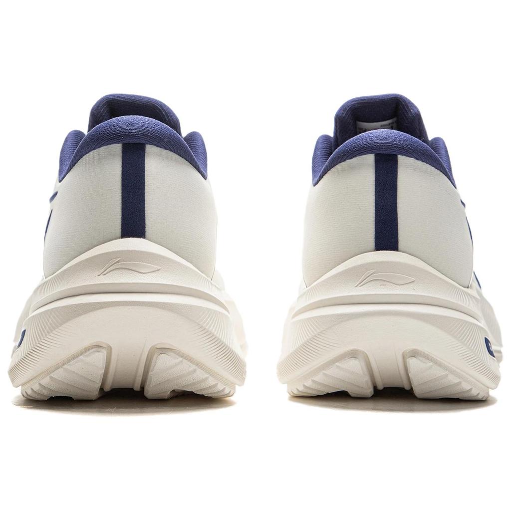 LiNing Yueying 5 Cushioning Abrasion Resistant Breathable Rebound Low Top Sky Wave Technology Running Shoes Men's Ivory ARHV015-15