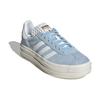 adidas Gazelle Bold Clear Sky Damen Sneaker Blau Wolkenweiß Gold-Metallic ID6991