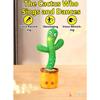 Talking Dancing Singing Cactus Plush | 120 Songs + Repeat + Luminous | Kids Gift