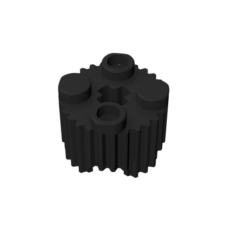 50pcs 92947 Round 2 X 2 Axle Hole Grille Bricks Collections Bulk Modular GBC Toys For Technical MOC DIY Building Blocks Compatib
