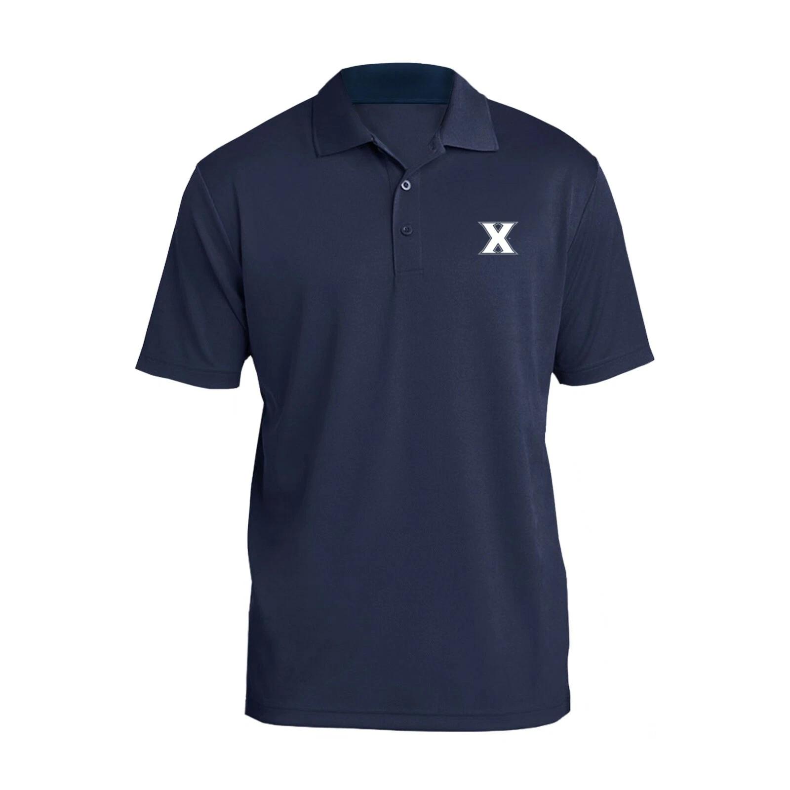 Xavier Musketeers Primary Logo LC Polo - Navy 3XL