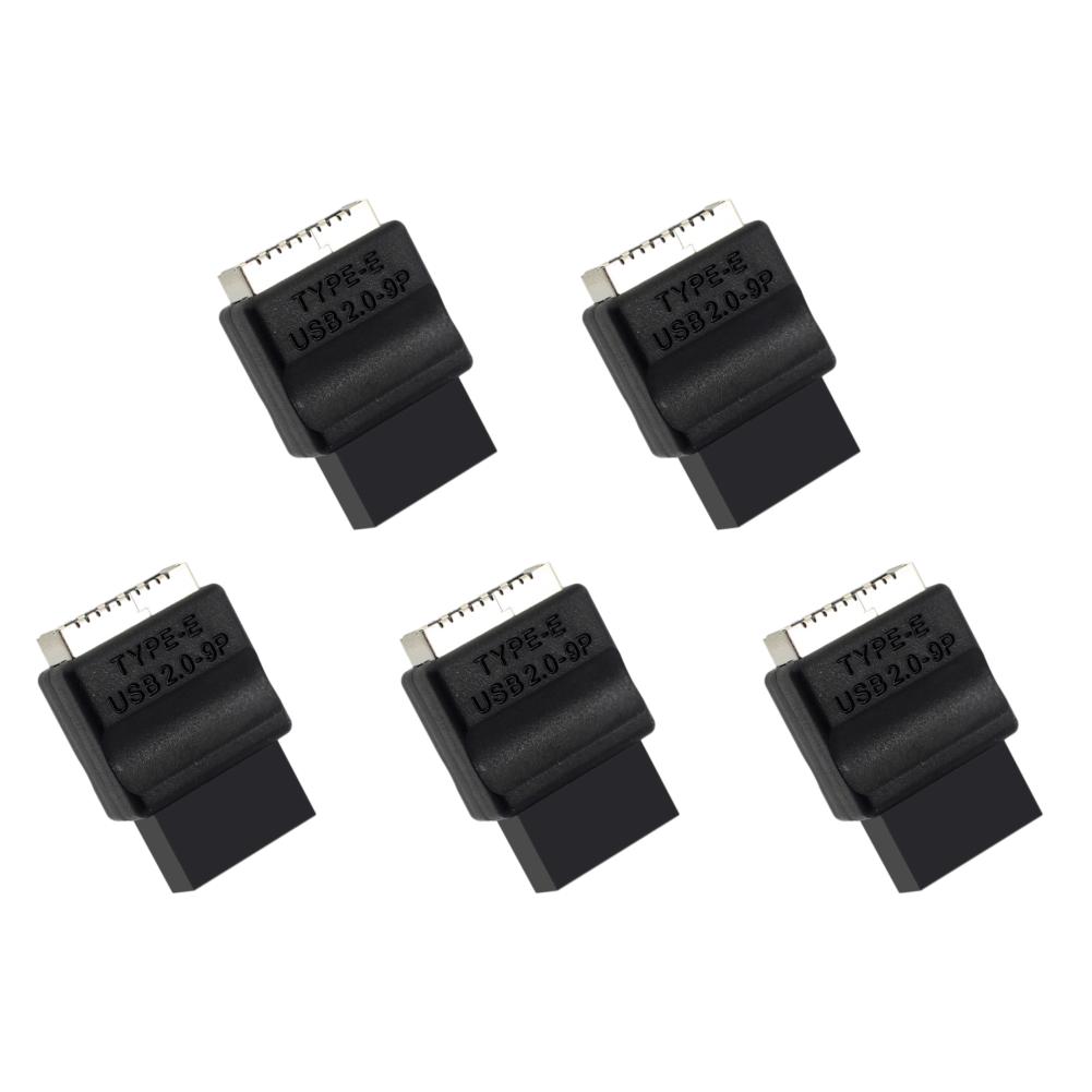 

5/10Pcs Motherboard USB2.0 9Pin To Type-E Front Panel Header Extension Adapter Male To Female Adapter for Desktop PC MDesktop PC